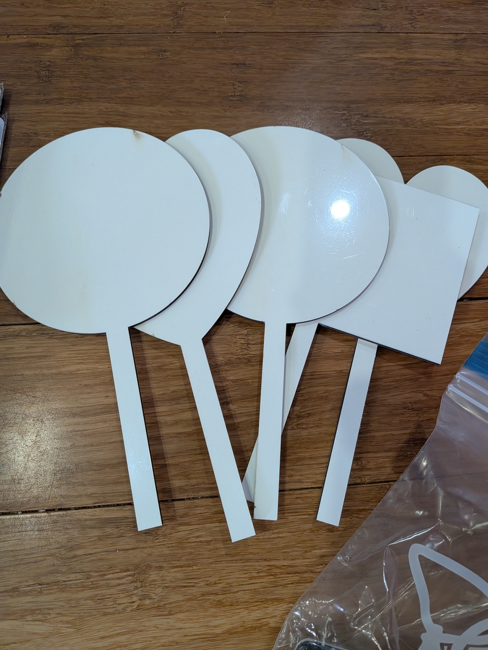 5pk, Sumblimation blank cake toppers